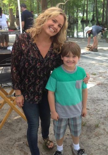 Picture of Sherry Stringfield with her son Milo Joseph.
